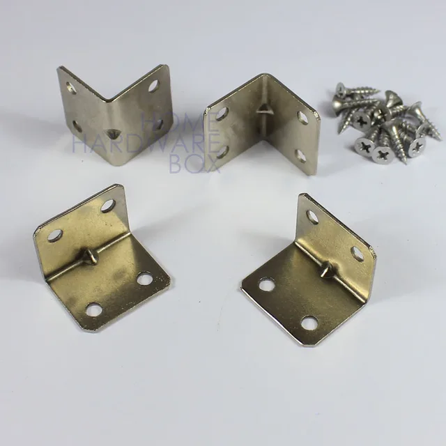 Buy L clamp bracket 1"x1" 25x25mm metal steel 90