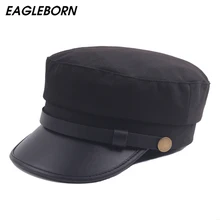 Бренд EAGLEBORN, мужская и женская повседневная Кепка, весенне-осенняя темно-синяя кепка, хлопковая Военная Кепка, бейсбольная кепка, Прямая поставка, Студенческая Ретро Кепка