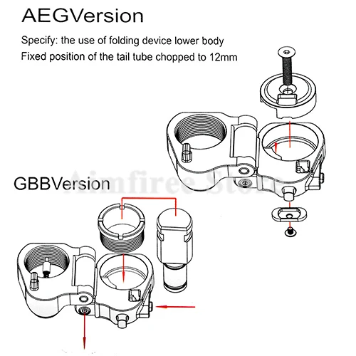 AR складной со адаптер для страйкбола M16/M4 SR25 серии GBB AEG винтовка серии Принадлежности для охоты