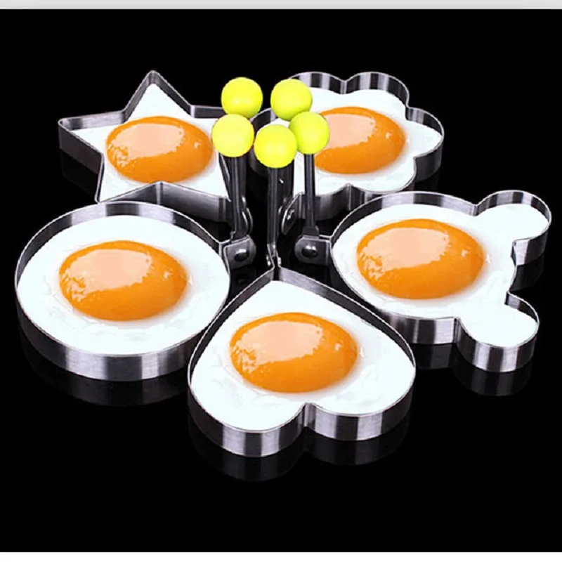 1 Pc Stainless Steel Egg Shaper Egg Mold Cooking Tools Pancake Molds