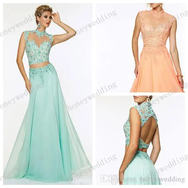Vintage Style Black 2014 Prom Dresses