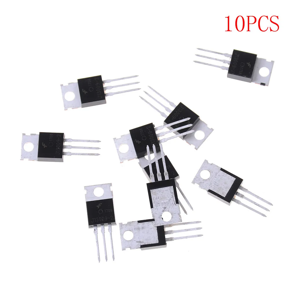 10 Pieces Transistor J13009 2 E13009 2 E13009 TO 220 Triode Switch