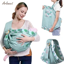 Высококачественный хлопковый Детский шарф с принтом для кормления, многофункциональная задняя Сумка-кенгуру для новорожденных, marsupio per bambole