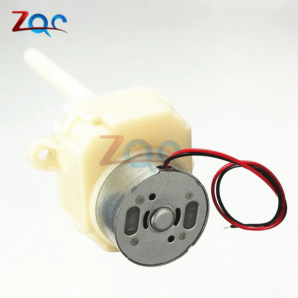 

DC 6V 12V 8-16RPM Long Shaft Turbine Worm Gear Motor Slow Reduction Gear Box AS