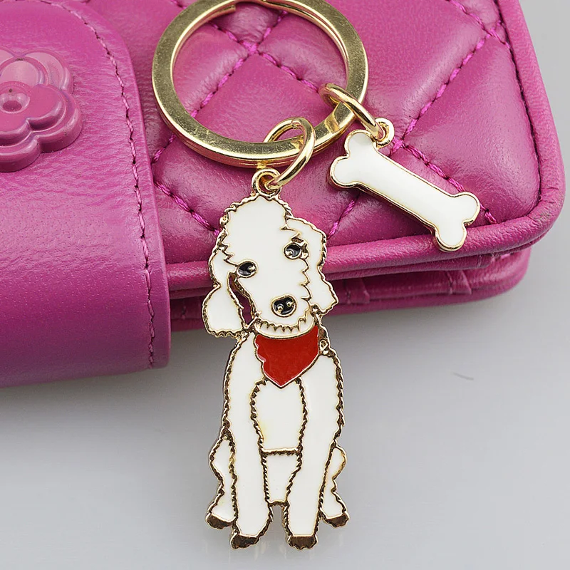 Женский металлический брелок с кулоном в виде мопса и ног|golden retriever keychain|best keychaindog