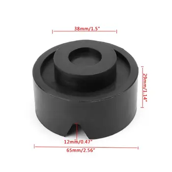 

2019 New Black V-groove Car Jack Rubber Pad Anti-slip Rail Protector Support Block Heavy Duty For Car Lift