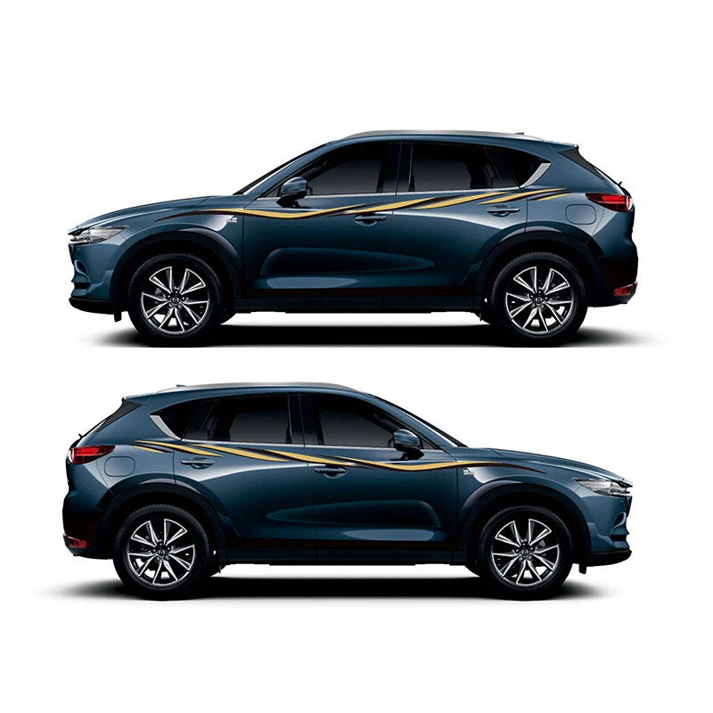 

World Datong Car Body Door Side Decor Sticker For Mazda CX-5 Vinyl Decal Auto Waist Line Stripes