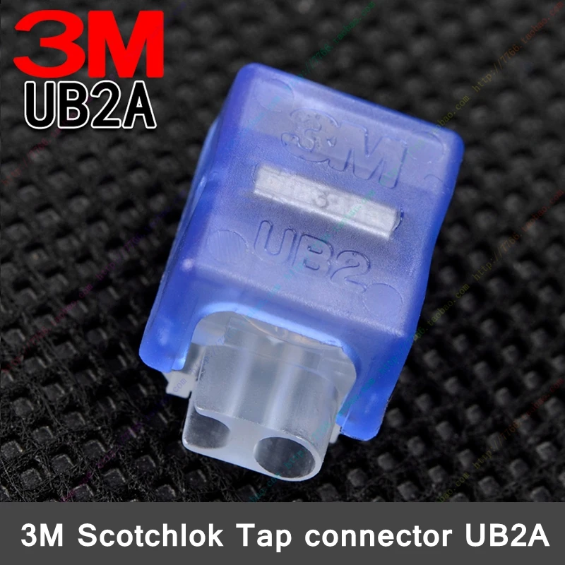 

100% Genuine 20PCS/LOT 3M Scotchlok UB2A K4 Tap connector self-striping 2 wires 19-26AWG (0.9-0.4mm) Max. O.D. 0.082inch