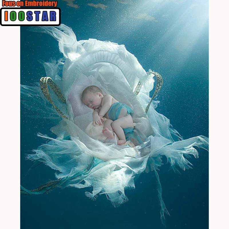 

Full Diamond Painting Cross Stitch DIY Diamond Embroidery baby Pattern Picture Of Rhinestones Home Decoration
