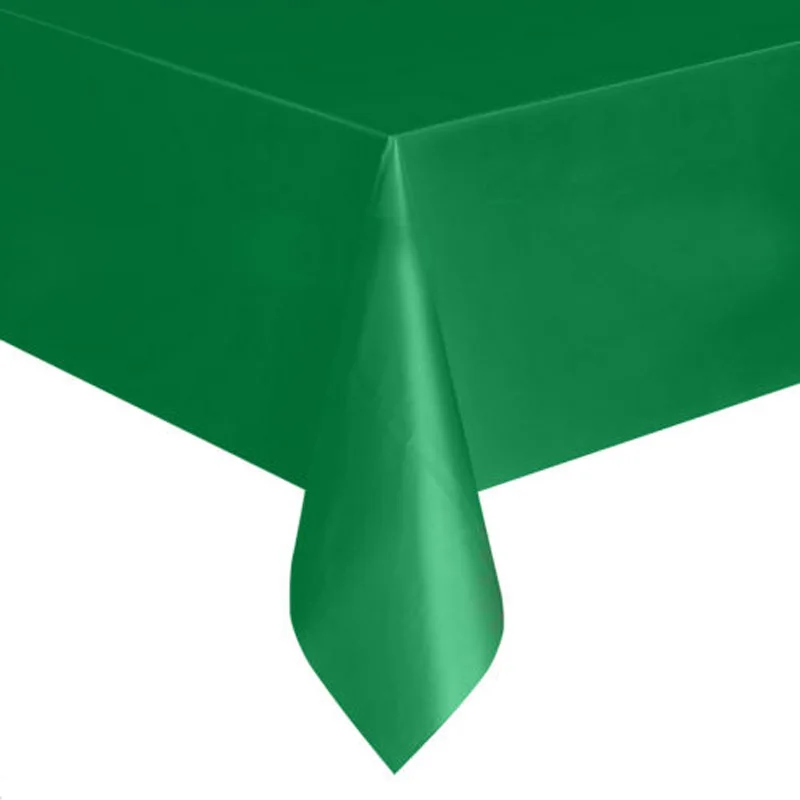 Прямоугольник Пластик одноразовые Скатерти крышка вечерние свадебные Tablecovers