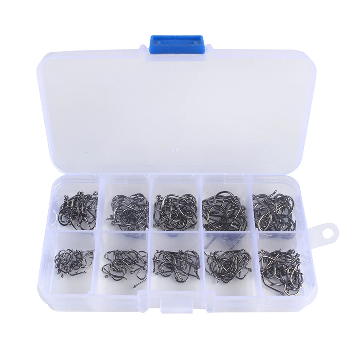 

100pcs Fishing Hooks Carbon Steel High Carbon Steel Fly Fishing Hooks for Rivers Streams Lakes