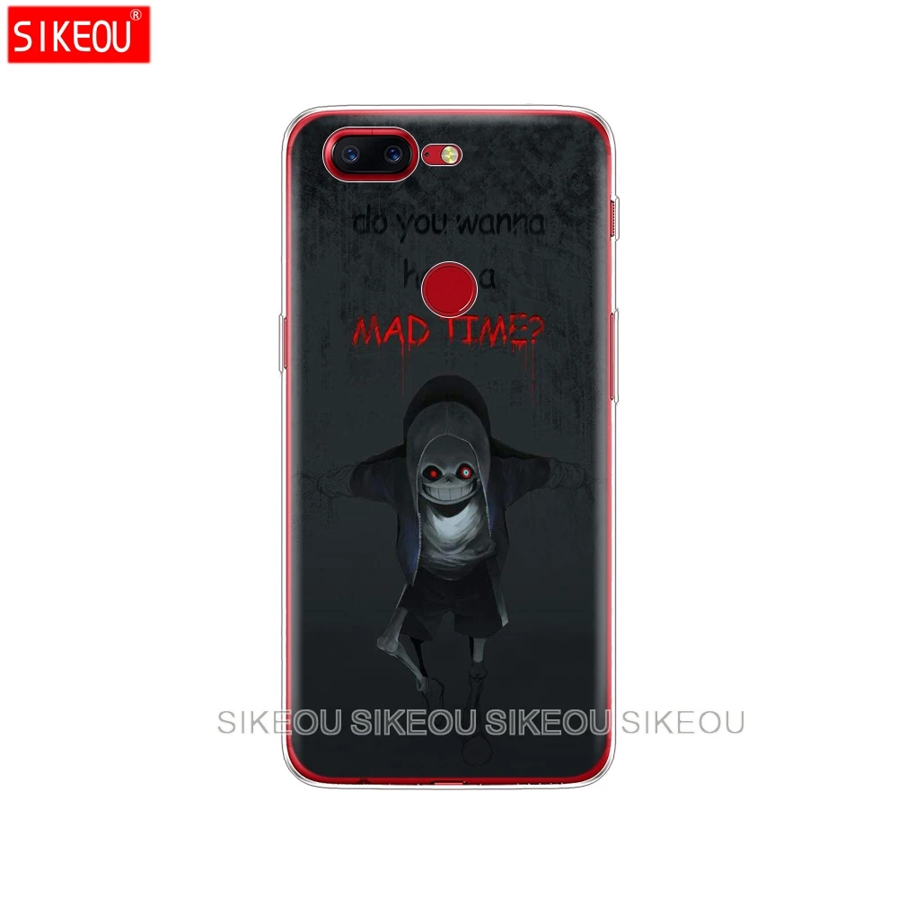 Силиконовый чехол для Oneplus one plus 6 5T 5 3 A3000 A5000 Undertale Sans|Бамперы| |