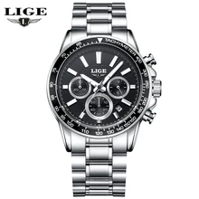 LIGE Mens Watches Top Brand Luxury Quartz Watch Hour Date Clock Fashion Casual Steel Watch Men Military Wristwatch Relogio Man LIGE Mens Watches Top Brand Luxury Quartz Watch Hour Date Clock Fashion Casual Steel Watch Men Military Wristwatch Relogio Man