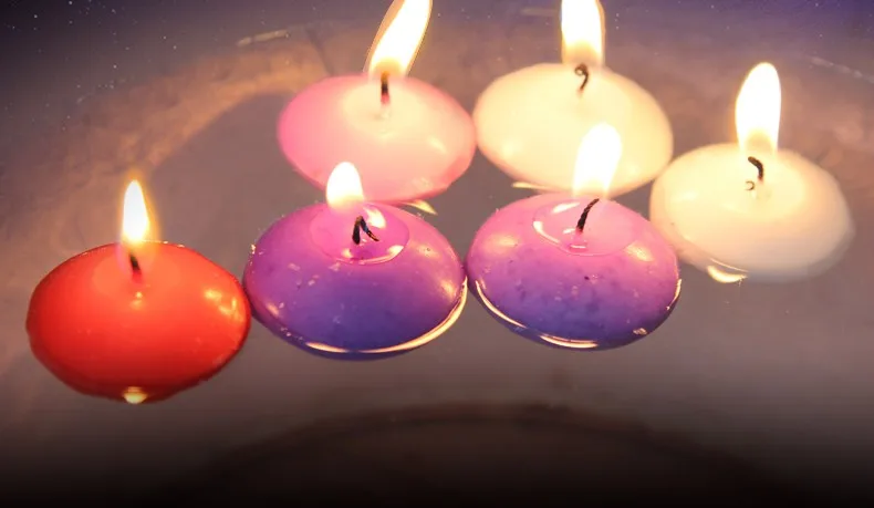 10 шт. плавающие свечи Чай свет бездымного запаха свечи для Одежда для свадьбы, дня рождения Рождество Домашний Декор плавающий Свечи