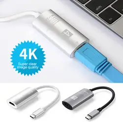 Высокое качество USB-C 3,1 Тип C HDMI кабель Поддержка 4 К конвертер Кабель-адаптер для Galaxy S8 HDTV компьютер ПК Macbook