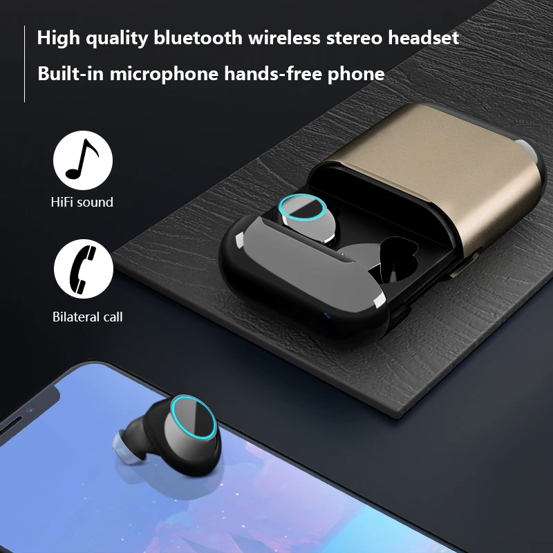 TWS беспроводные Bluetooth наушники для iPhone samsung смартфон мини S7 Arlado|Наушники и