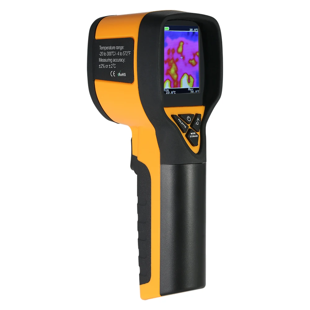 

KKmoon Professional Handheld Thermal Imaging Camera Portable Infrared Thermometer IR Thermal Imager Infrared Imaging Device