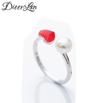 

New Arrivals 925 Sterling Silver Heart Rings for Women Adjustable Size Ring Fashion sterling-silver-jewelry