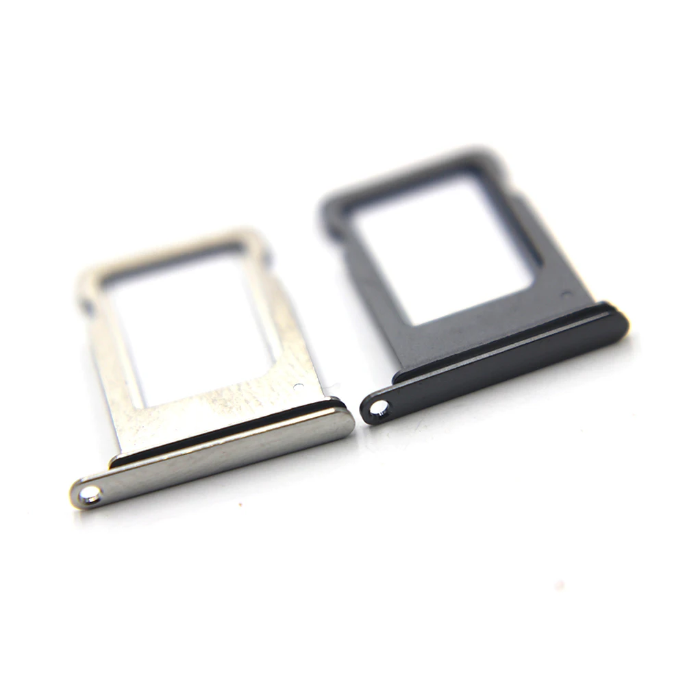 10pcs/lot High Quality New Sim Card Tray For iPhone X Silver Black Sim