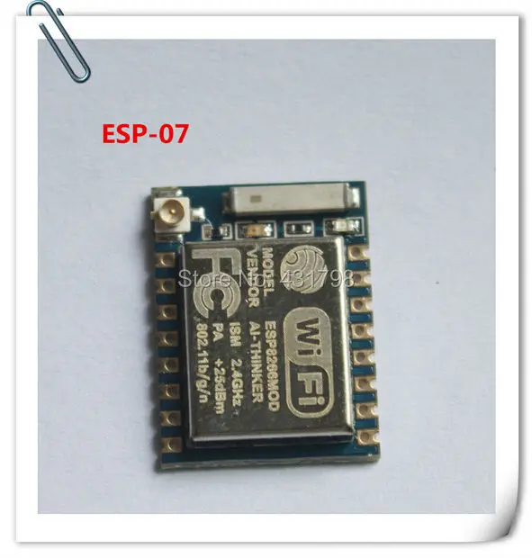 ESP8266 серийный wifi модуль ESP-07+ 3DBI антенна усиления