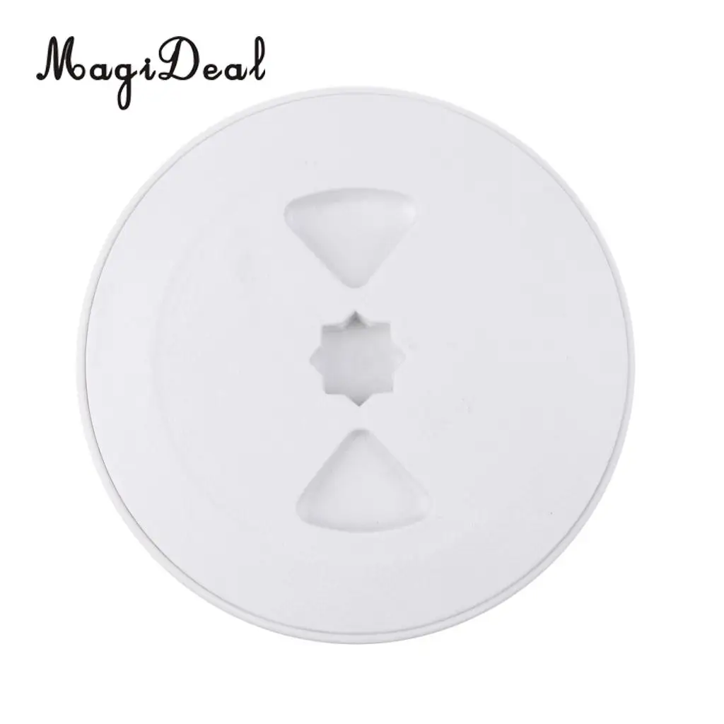 

MagiDeal Lightweight ABS Marine Boat Screw Out Deck Plate Hatch Cover Inspection Acce Tool Kit for Electrical Cables Application