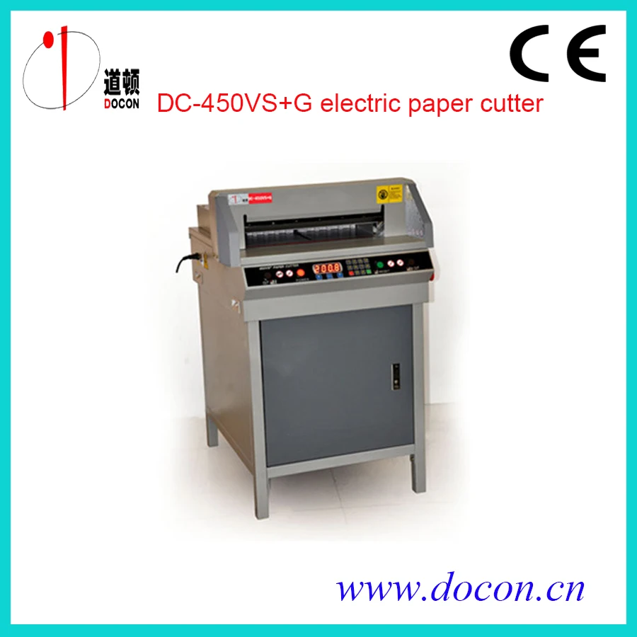 wholesale electric paper cutting machine DC 450VS+G paper cutter high