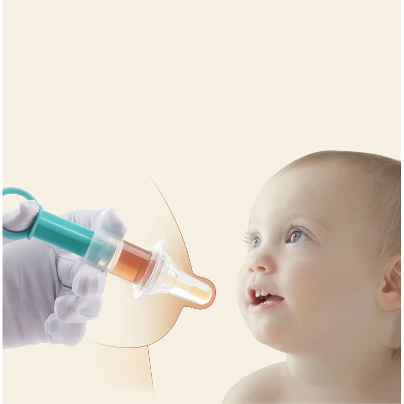  Baby Medicine Spoon Baby Care Baby Needle Feeder Squeeze Medicine Dropper Dispenser Pacifier