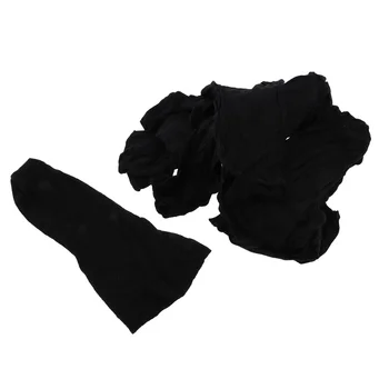 100Pcs Wholesale Breathable Black Spandex Dome Cap Mesh Hair Net for Making Wigs Snood Stretchy Wig Cap 6
