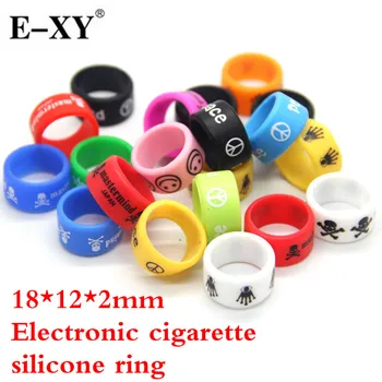 

E-XY Silicone Rubber Band Vape Ring Decorative Inner Diameter 18mm E Cig Accessories Silicone Rings Necklace For Atomizer MOD