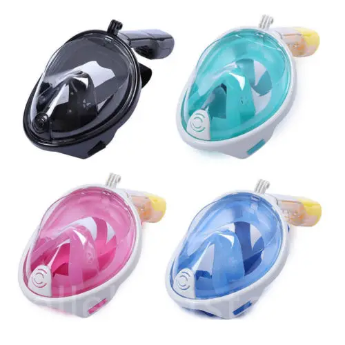 

2017 Underwater Diving Mask Scuba Full Face Snorkeling mask Respiratory waterproof Swimming Snorkel Diving Equipment