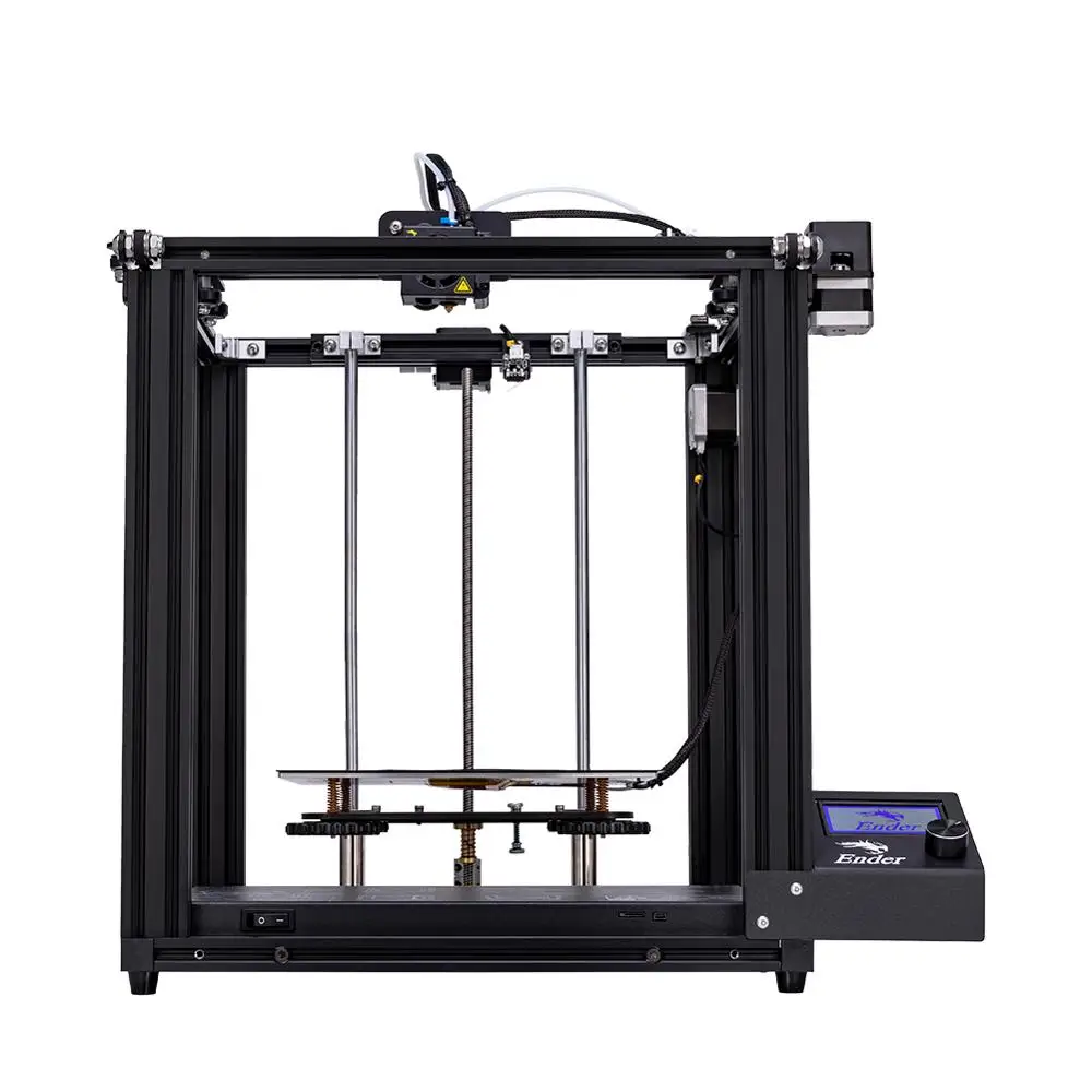  CREALITY 3D Ender-5 Printer Core XY Stucture V1.1.4 Mainboard Add Glass Plate Optional With Power O