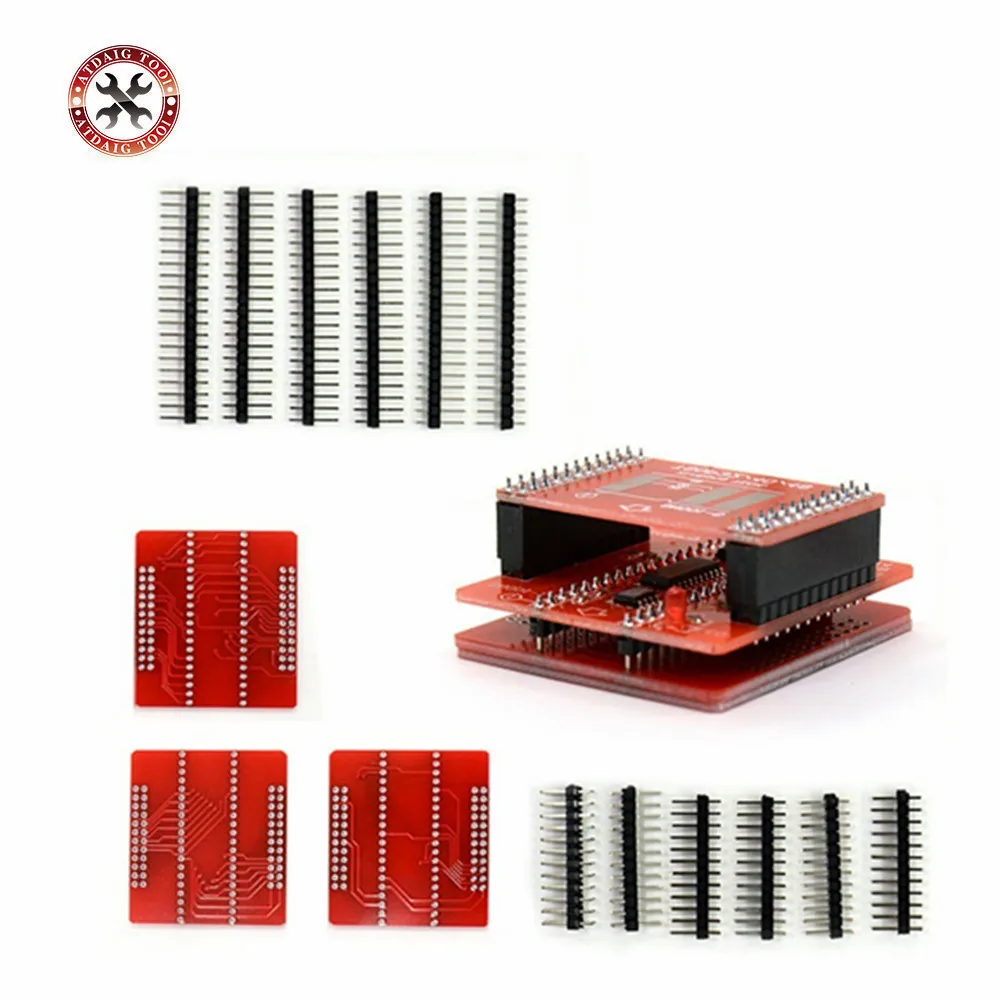 

8pcs 100% original Adapters MiniPro TL866 Universal Programmer TSOP32 TSOP40 TSOP48 SOP44 SOP56 Sockets TL866A TL866CS