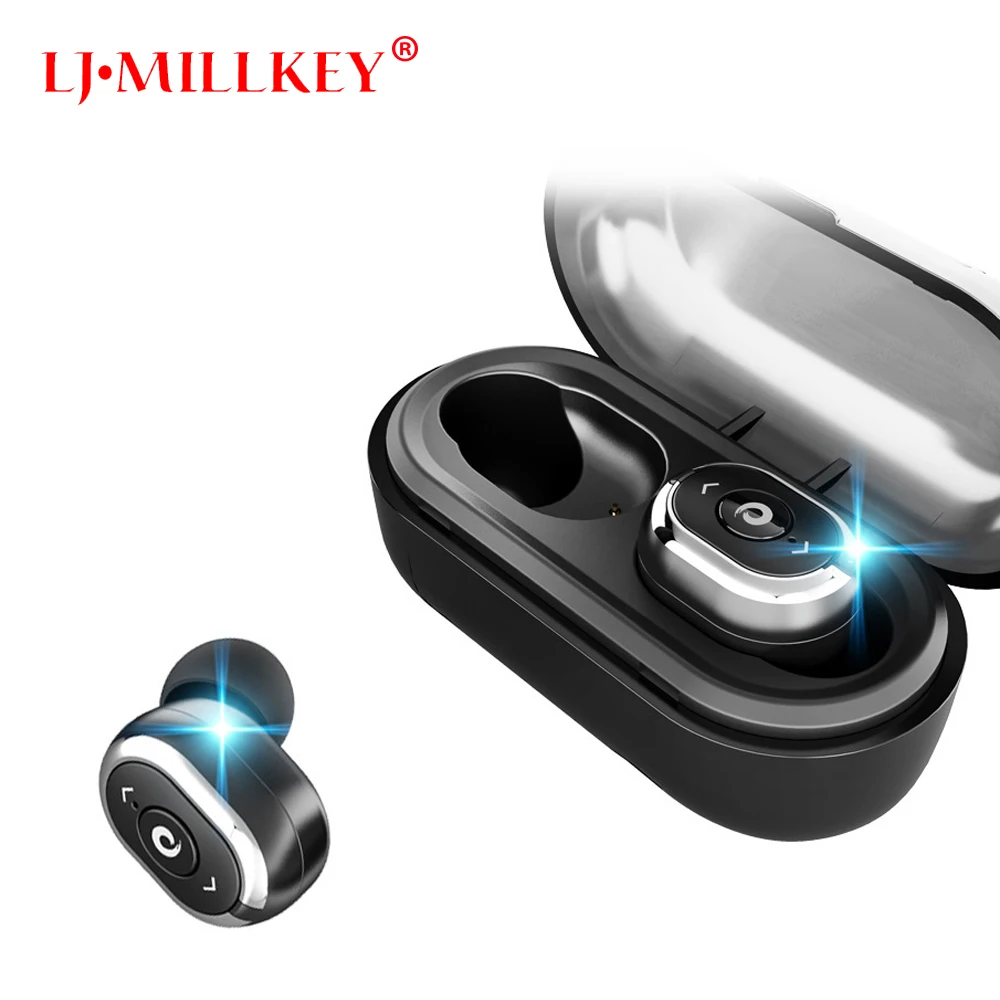 Control Mini Twins Earbuds TWS font b Earphone b font WaterProof Bluetooth Headset Handsfree with Charging