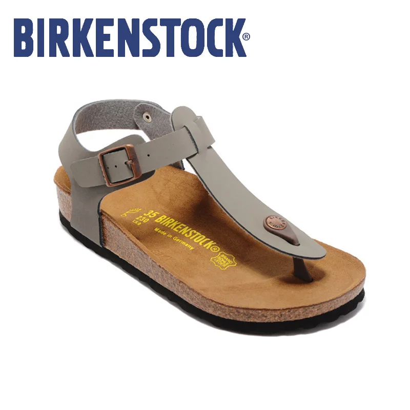 

Birkenstock Women Beach Outdoor Sandals 2019 new Birkenstock Slippers Leather Flip Flop Sandalias playa zapatos de mujer EU35-41