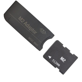 

New Arrival M2 Card 512MB With Adapter Memory Stick Micro Into Memory Stick Pro Duo With M2 Card Adapter MS PRO DUO