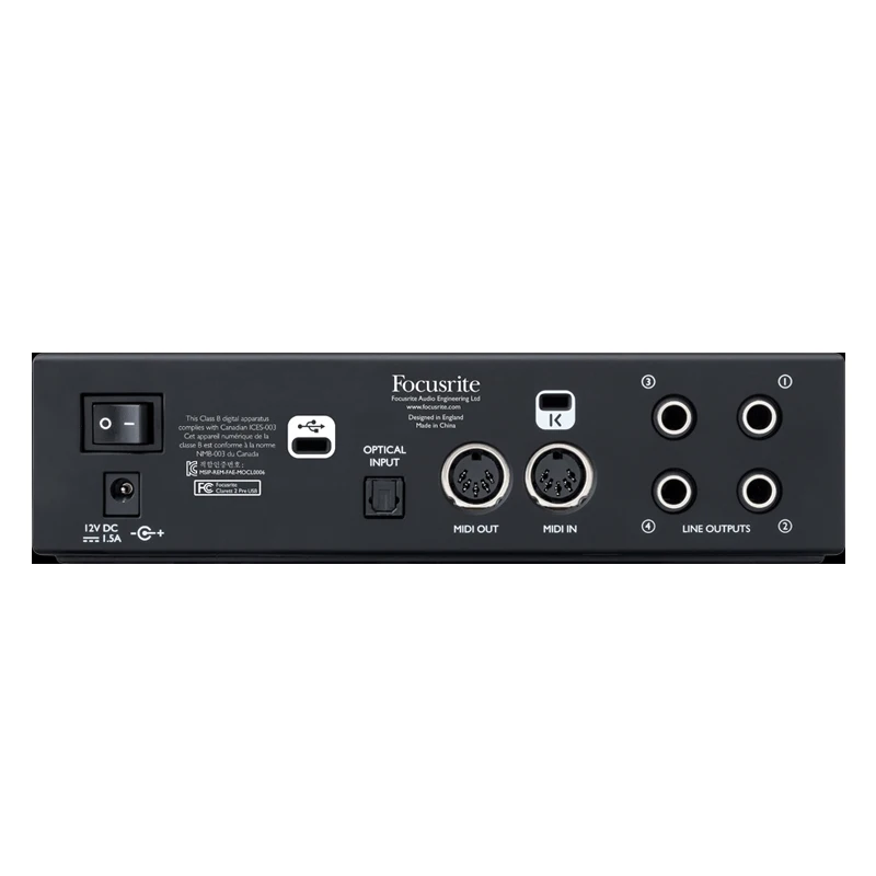 Focusrite Clarett 2Pre USB Запись Звуковая карта 10-вход/4-выход аудио-интерфейс для музыки организации usb-аудио интерфейс