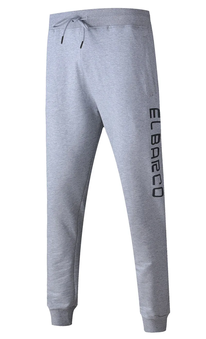 green sweatpants EL BARCO Cotton Casual Pants Men Discolored Letter Long Skinny Men's Pants Black Blue Grey Male Joggers Sweatpants Soft Trousers gym joggers for men Sweatpants