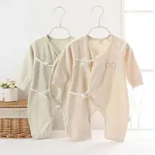 Toddler Organic Cotton Baby Clothes Infant Soft Rompers New Born Unisex Girls Boys Wears Long Sleeve Spring Clothing 2017 New45