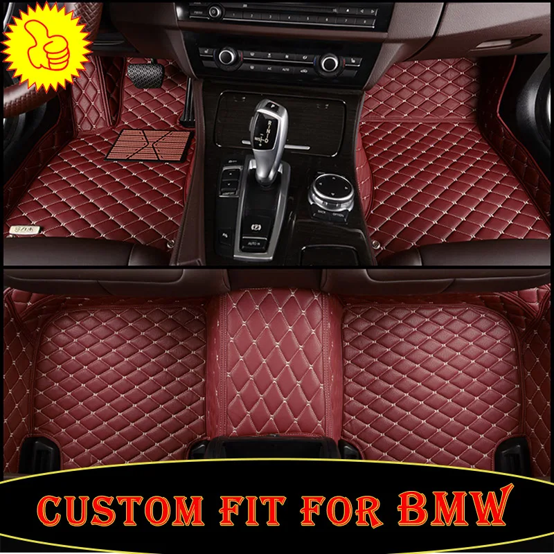 Fit for BMW 3 5 Series E60 F07 F18 G30 E90 E92 E93 F30 F34 2008-2018 car floor mats auto carpets leather | Автомобили и мотоциклы