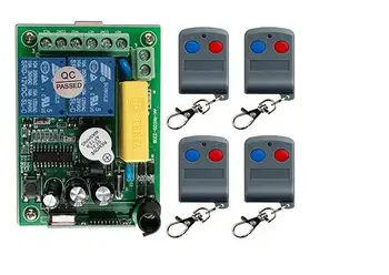 

latest AC220V 2CH 10A RF Remote Control Switch System 4X Transmitter + 1 X Receiver 2ch relay smart home z-wave