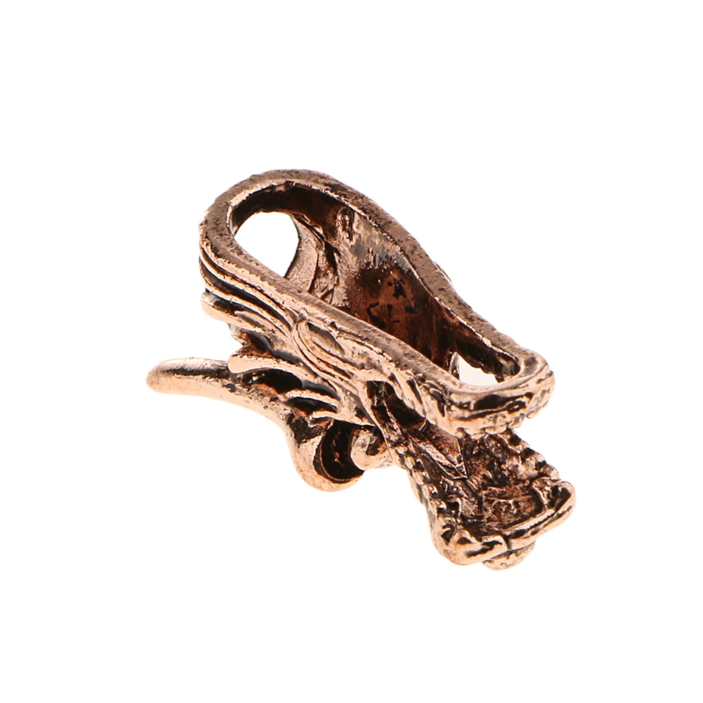 10 Pieces DIY Antique Dragon Head Beads Wholesale 22x 9 mm Beads Supplies Big Hole Dragon Charm Metal Beads Accessories