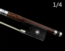 V88 High quality violin bow Size 1/4 violino Red sandal wood Bow Horse hair violin accessory bow accessories para violino