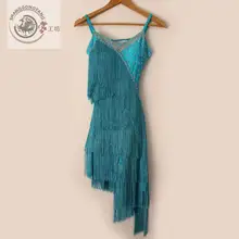 Стиль, костюм для латинских танцев, сексуальное платье с кисточками для латинских танцев, платье для женщин, детское платье для латинских танцев, S-4XL F21