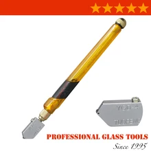 Лучшая технология стеклорез фабрика TUOFENG YGD-4 для прямой резки/масляный резак с пластиковой ручкой Противоскользящий
