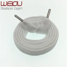 Weiou Sneaker Coloured Trainer Crazy Athletic FAT Designer Flat Wide Boot Laces Strings 125cm/49” X 0.7” Shoelaces