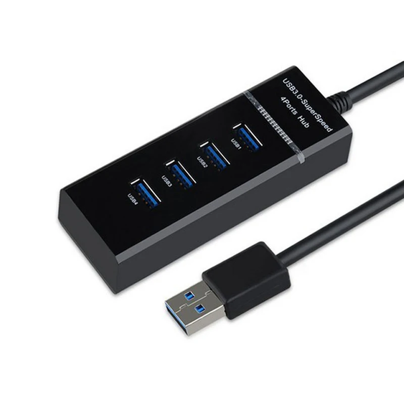5V 1A High Speed 4 Ports USB 3.0 Hub USB Port USB HUB Portable OTG Hub USB Splitter for Apple Macbook Air Laptop PC Tablet