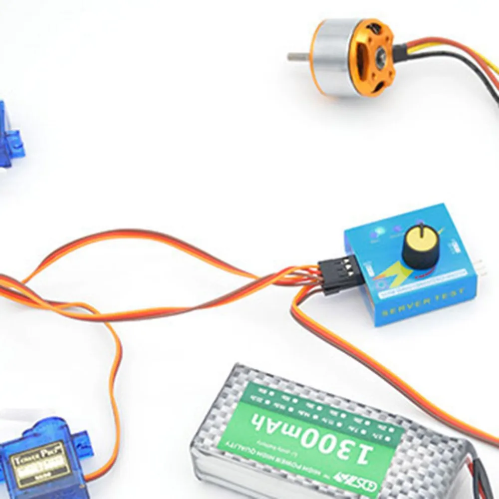 

New Multi Servo Tester 3CH ECS Consistency Speed Controler Power Channels CCPM Meter Hot Selling