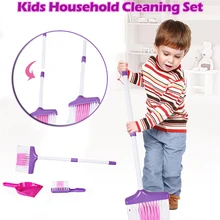Моделирование мини ролевые игры Швабра игрушечные инструменты для уборки набор инструментов для уборки развивающий чистящий набор игрушки для детей мальчиков и девочек