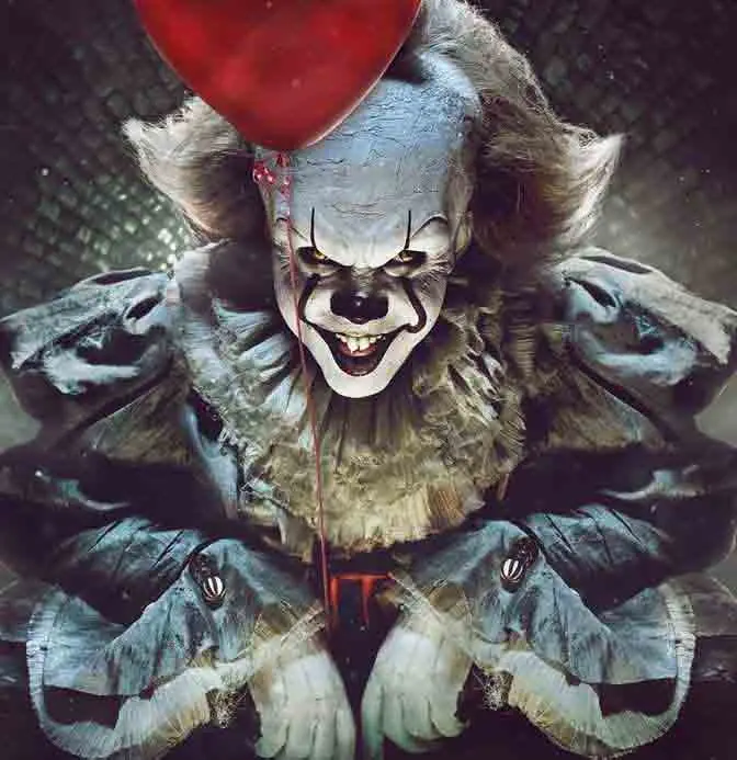 Клоун из фильма оно картинки