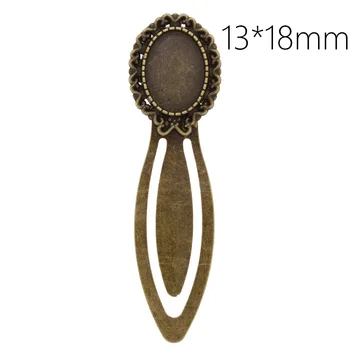 

10pcs/lot) 72.5mm inner size 18*13 mm Alloy/Metal Antique Bronze mirror Bookmark Blank Cameo Base Settings-C4249
